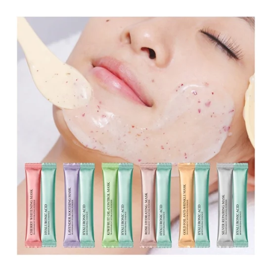 Beleza coreana rosto lavanda geléia máscara em pó orgânico cereja pele levantamento & hidratante peel off hidro facial geléia em pó máscara cuidados com a pele