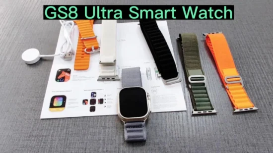 GS8 Ultra Novo Smart Eletrônico Monitor de Freqüência Cardíaca Bluetooth Pulseira Smartwatch